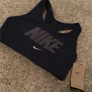Nike sport bra with bling NWT